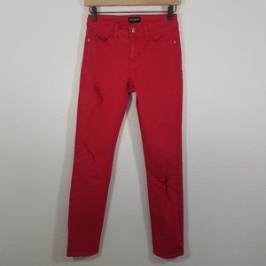 Bebe Stretch Distressed Jeans Size 25